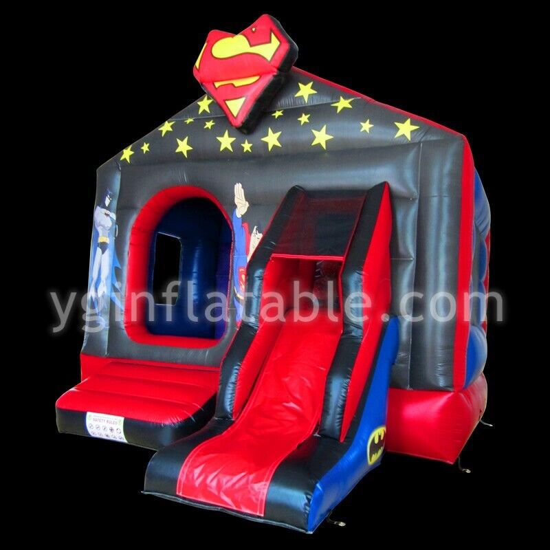 Superman bouncy castle with slideYGIP-17