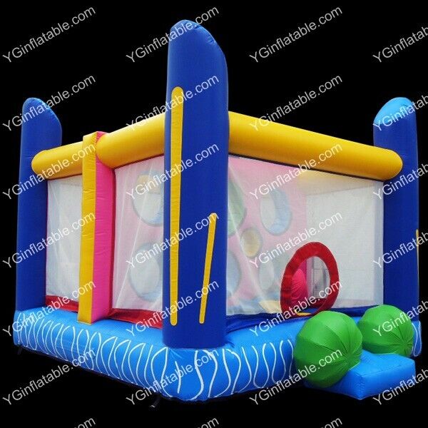 Colorful Bounce House Birthday PartyYGIP-17