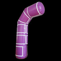 Purple half advertising inflatable arch