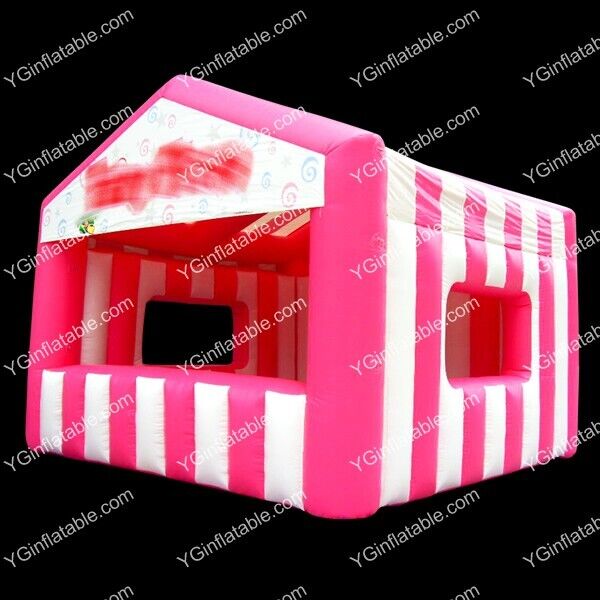 Pink and white inflatable tents onlineYGIP-17