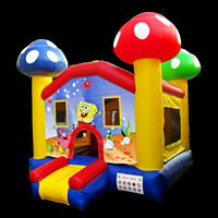 Mushroom~l;Inflatable~l;Bounce~l;House