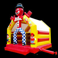 Clown~l;Inflatable~l;Bounce~l;House~l;With~l;Slide