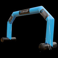 Inflatable~l;light~l;blue~l;arches