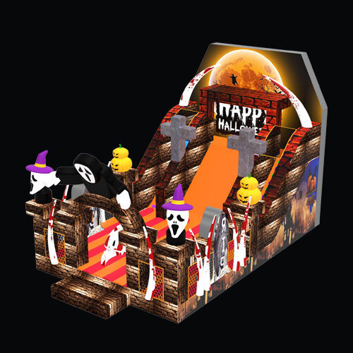 Halloween best inflatable water slideYGIP-17