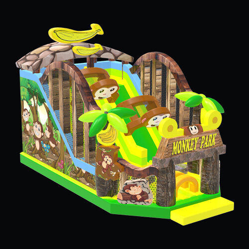 Monkey backyard inflatable water slideYGIP-17