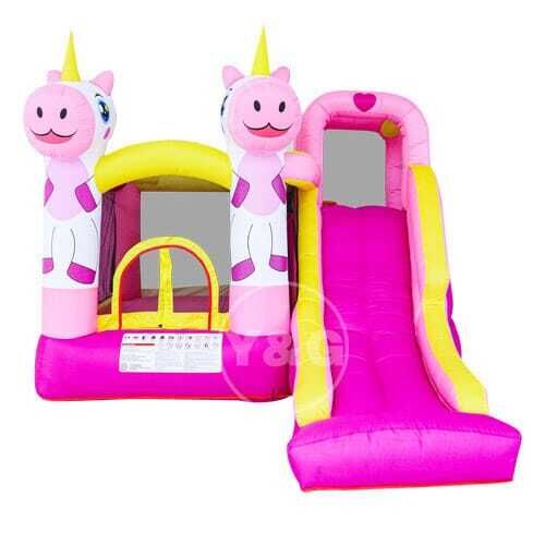 Pink unicorn bouncy castleYGIP-17