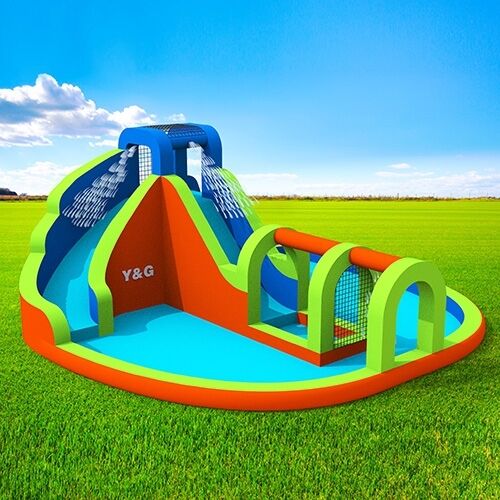 Huge inflatable waterslide splash poolYGIP-17