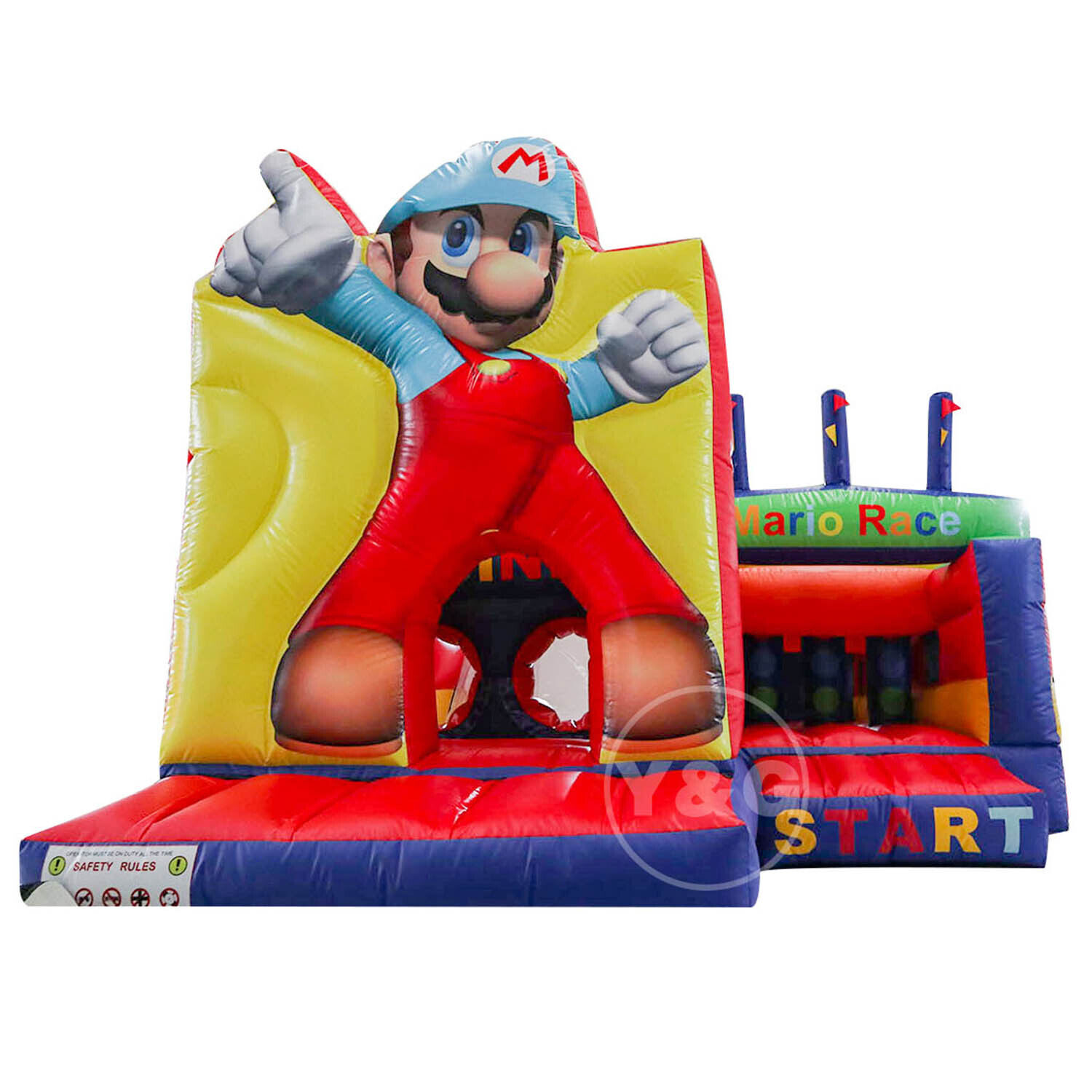 Mario Inflatable Obstacle CourseYGIP-17