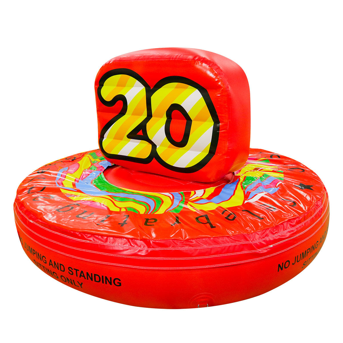 fun inflatable red stoolYGIP-17