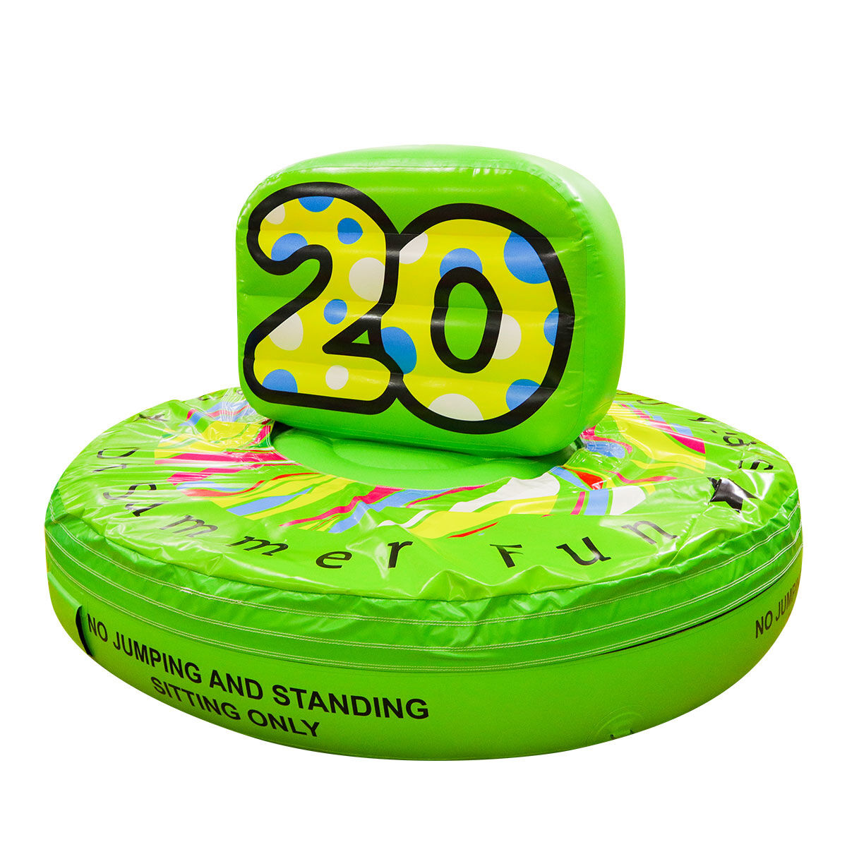 fun inflatable green stoolYGIP-17