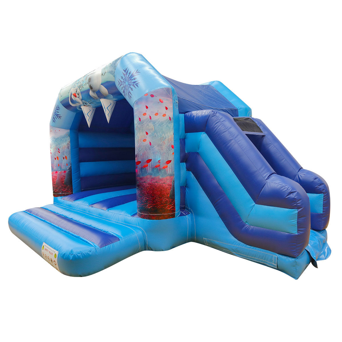 Frozen inflatable bouncer slideYGIP-17