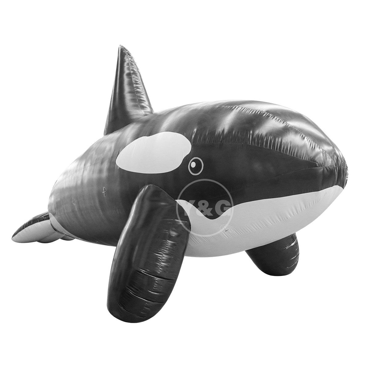 Inflatable black dolphin balloonYGIP-17
