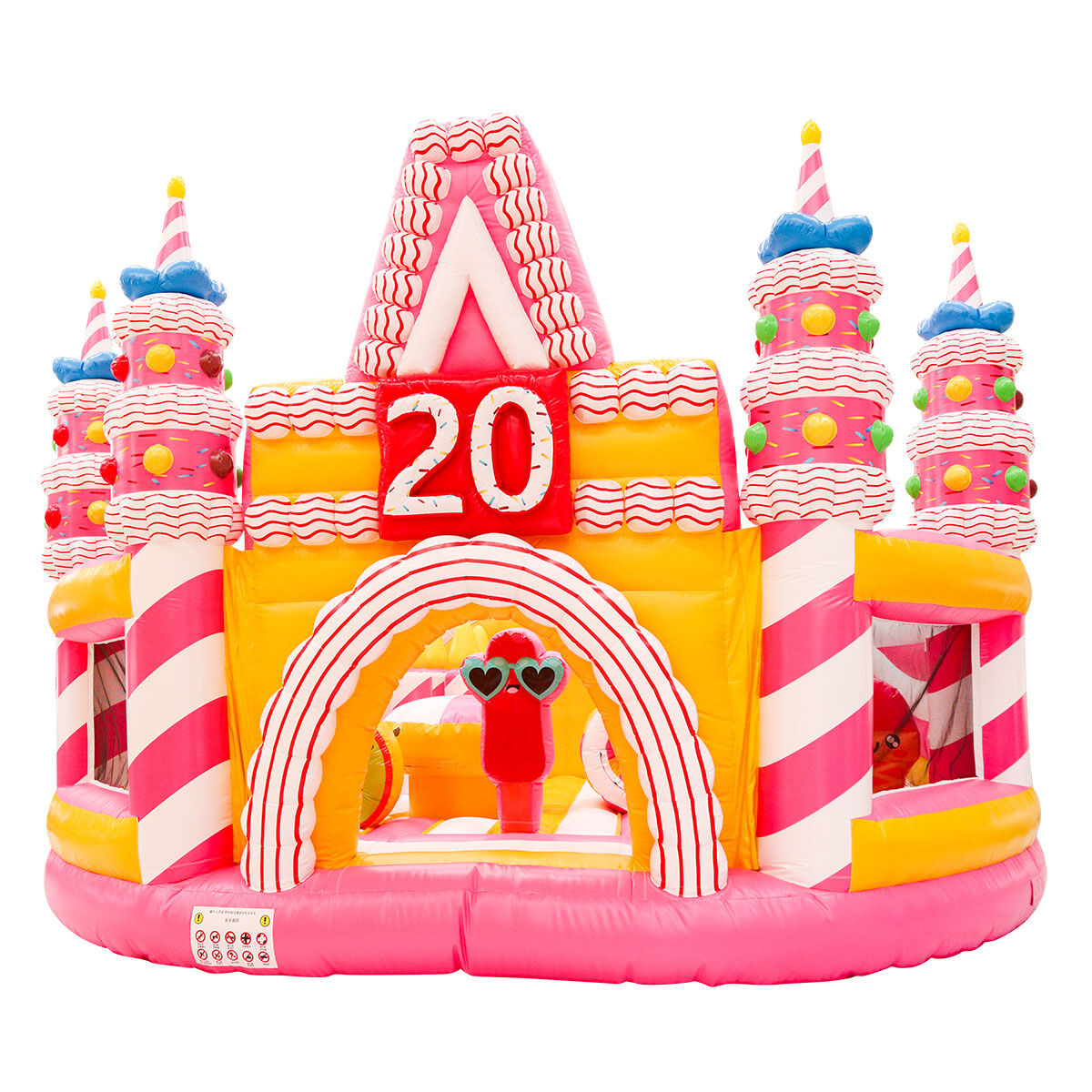 Inflatable birthday cake playgroundYGIP-17