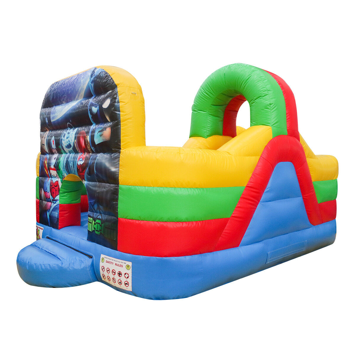 Funny Inflatable Superman obstacle courseYGIP-17